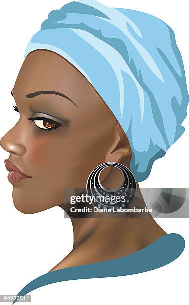 african american woman illustration - african ethnicity woman stock illustrations