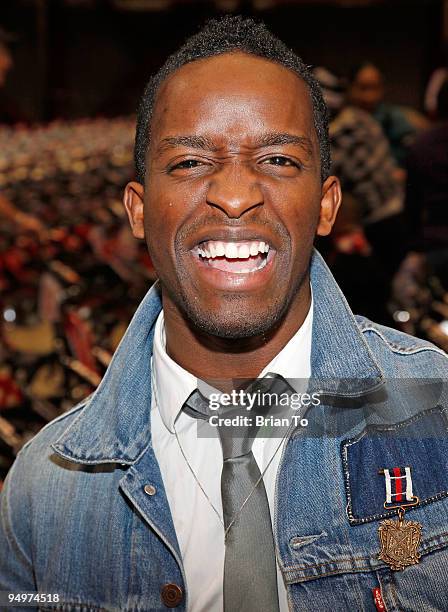 Actor Elijah Kelley attends "Christmas In The City" Charity Toy Drive at LA Sports Arena on December 20, 2009 in Los Angeles, California.