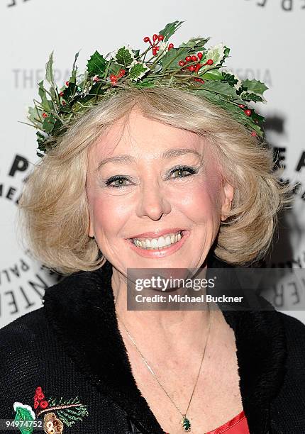 Actress Tina Cole attends the Paley Center for Media Presentation of "Christmas with the King Family" at the Paley Center on December 20, 2009 in...