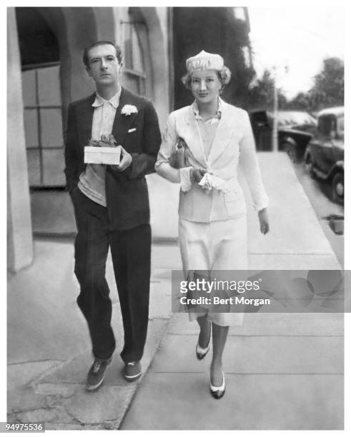 Cecil Beaton and Mrs Harrison Williams on Worth Ave, Palm Beach, Florida, December 28, 1936. Mrs Williams was named best dressed woman in the world...