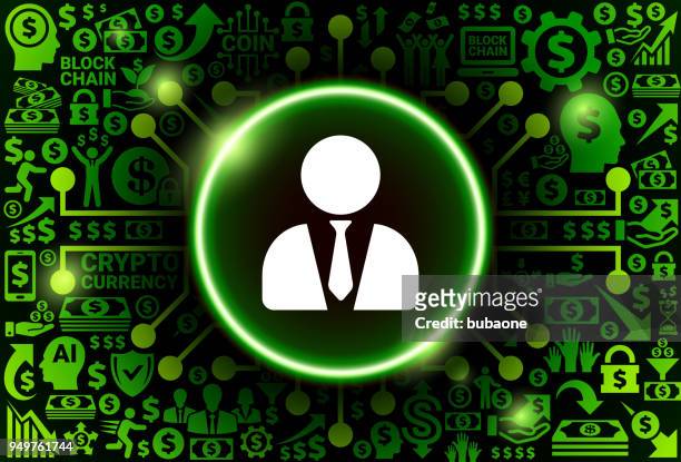 rechtsanwalt-symbol auf geld und kryptowährung hintergrund - business mann anzug geschäftlicher hintergrund stock-grafiken, -clipart, -cartoons und -symbole