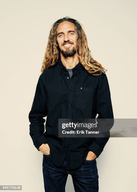 Rob Machado of the film Momentum Generation poses for a portrait during the 2018 Tribeca Film Festival at Spring Studio on April 21, 2018 in New York...