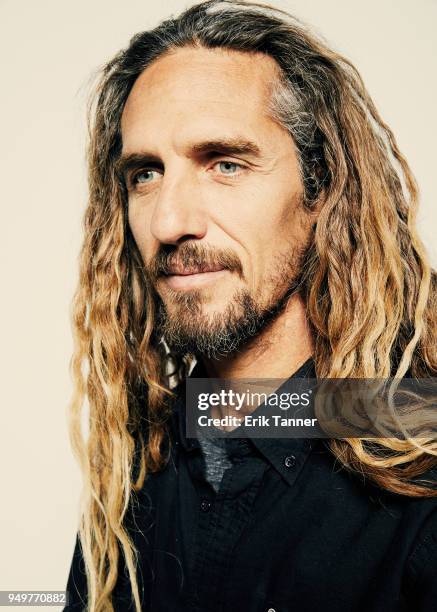 Rob Machado of the film Momentum Generation poses for a portrait during the 2018 Tribeca Film Festival at Spring Studio on April 21, 2018 in New York...