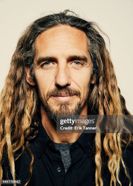 Rob Machado of the film Momentum Generation poses for a portrait during the 2018 Tribeca Film Festival at Spring Studio on April 21, 2018 in New York...