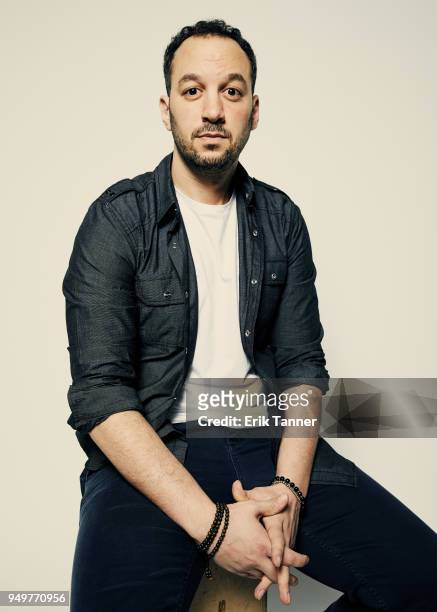 Director Jeff Zimablist of the film Momentum Generation poses for a portrait during the 2018 Tribeca Film Festival at Spring Studio on April 21, 2018...