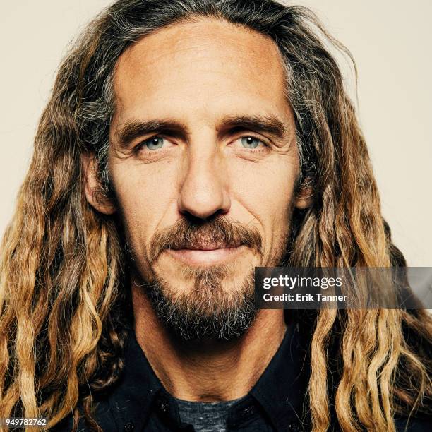 Rob Machado of the film Momentum Generation poses for a portrait during the 2018 Tribeca Film Festival at Spring Studio on April 21, 2018 in New York...