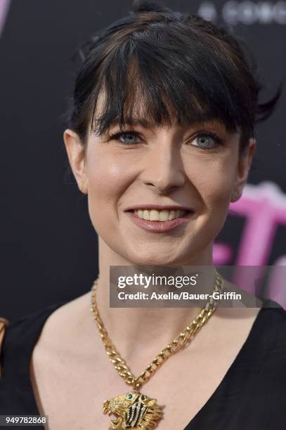 Writer Diablo Cody arrives at the Los Angeles premiere of Focus Features' 'Tully' at Regal LA Live Stadium 14 on April 18, 2018 in Los Angeles,...