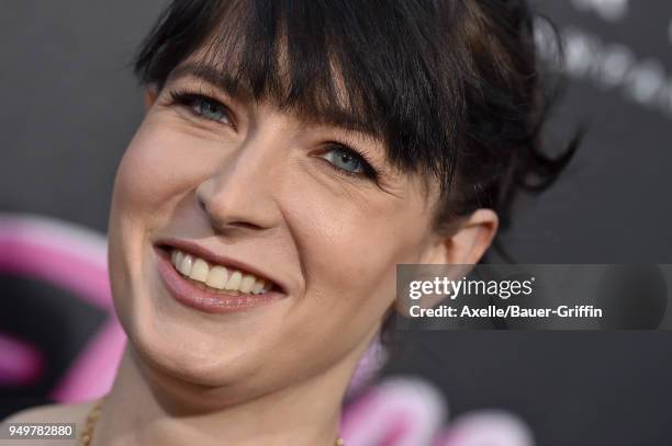 Writer Diablo Cody arrives at the Los Angeles premiere of Focus Features' 'Tully' at Regal LA Live Stadium 14 on April 18, 2018 in Los Angeles,...