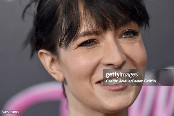 Writer Diablo Cody arrives at the Los Angeles premiere of Focus Features' 'Tully' at Regal LA Live Stadium 14 on April 18, 2018 in Los Angeles,...