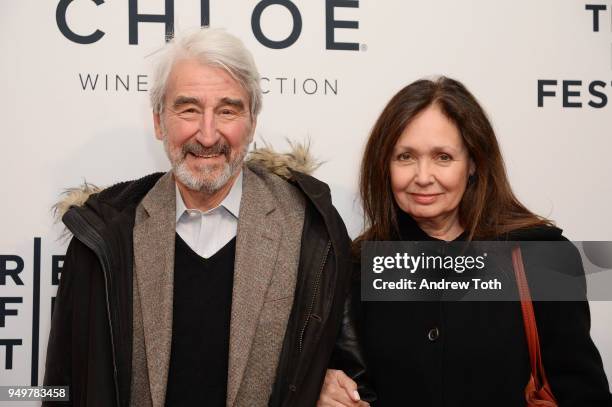 Sam Waterston attends a screening of "State Like Sleep" during the 2018 Tribeca Film Festival at SVA Theatre on April 21, 2018 in New York City.