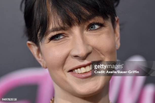 Writer Diablo Cody arrives at the Los Angeles premiere of Focus Features' 'Tully' at Regal LA Live Stadium 14 on April 18, 2018 in Los Angeles,...