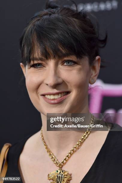 Writer Diablo Cody arrives at the Los Angeles premiere of Focus Features' 'Tully' at Regal LA Live Stadium 14 on April 18, 2018 in Los Angeles,...