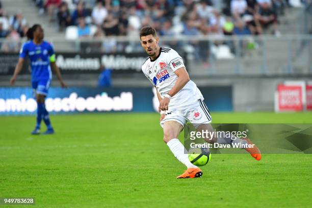 Danilo Fernando Avelar of Amiens during the Ligue 1 match between Amiens SC and Strasbourg at Stade de la Licorne on April 21, 2018 in Amiens, .
