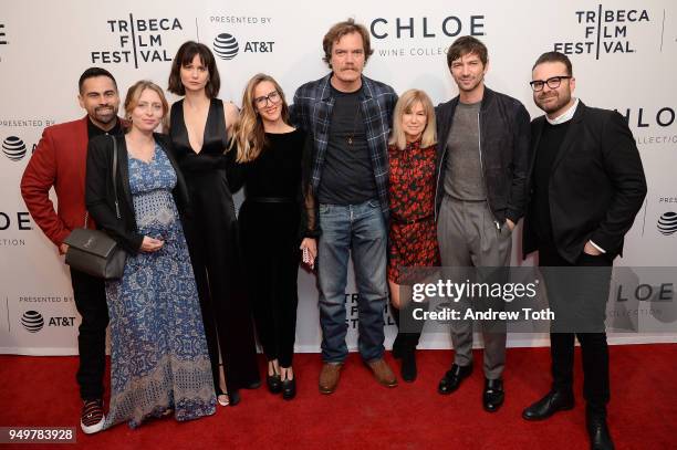 Angel Lopez, Julia Lebedev, Katherine Waterston, Meredith Danluck, Michael Shannon, Mary Kay Place, Michiel Huisman and Eddie Vaisman attend a...