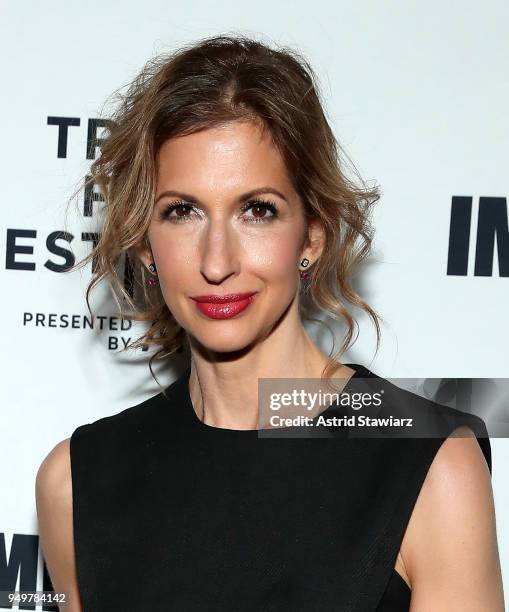 Alysia Reiner attends the 2018 Tribeca Film Festival after party for Egg hosted by the IMDbPro App TAO Downtown on April 21, 2018 in New York City.