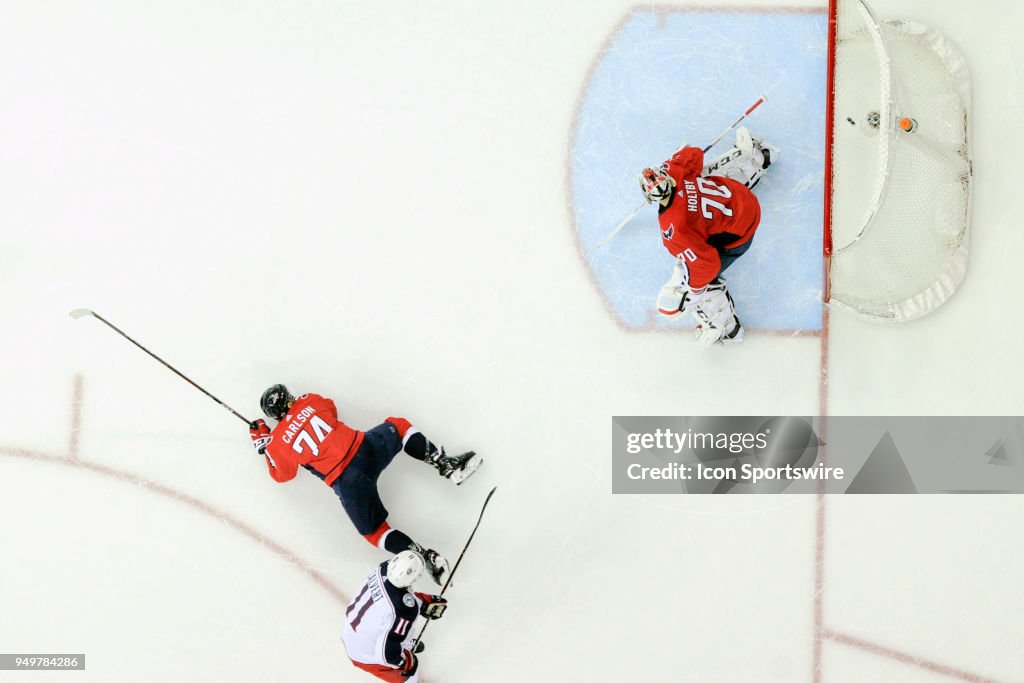 NHL: APR 21 Stanley Cup Playoffs First Round Game 5 - Blue Jackets at Capitals
