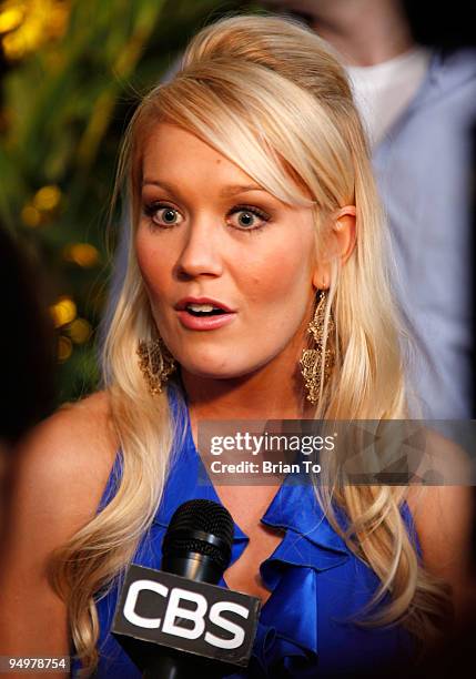 Winner Natalie White attends "Survivor: Samoa" - Season 19 Finale at CBS Studios on December 20, 2009 in Los Angeles, California.