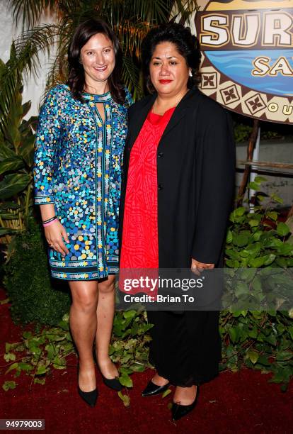 Samoans attends "Survivor: Samoa" - Season 19 Finale at CBS Studios on December 20, 2009 in Los Angeles, California.