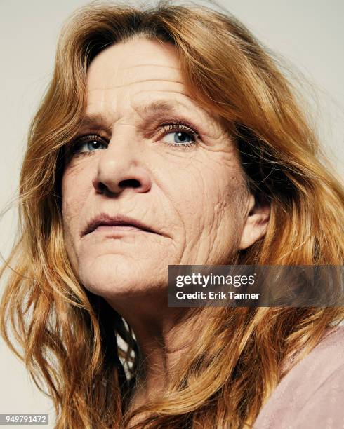 Dale Dickey of the film "Dead Women Walking" poses for a portrait during the 2018 Tribeca Film Festival at Spring Studio on April 21, 2018 in New...