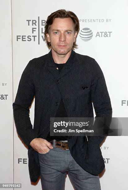 Actor Ewan McGregor attends the "Zoe" premiere during the 2018 Tribeca Film Festival at BMCC Tribeca PAC on April 21, 2018 in New York City.