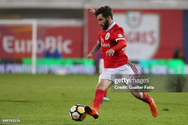 Benfica forward Rafa Silva from Portugal in action during the Primeira Liga match between GD Estoril Praia and SL Benfica at Estadio Antonio Coimbra...