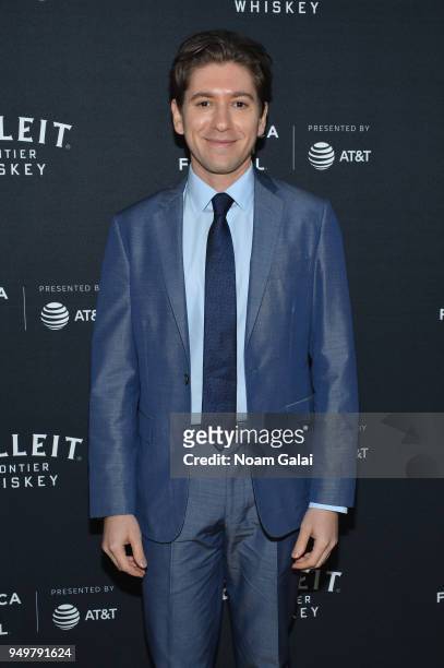Michael Zegen celebrated at the Bulleit Frontier Whiskey official afterparty for the premiere of The Seagull during the 2018 Tribeca Film Festival on...