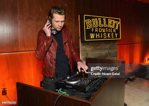 Ben Brock performs at the Bulleit Frontier Whiskey official afterparty for the premiere of The Seagull during the 2018 Tribeca Film Festival on April...