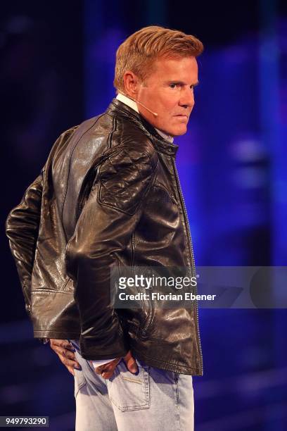 Dieter Bohlen during the second event show of the tv competition 'Deutschland sucht den Superstar' at Coloneum on April 21, 2018 in Cologne, Germany....