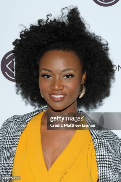 Deshauna Barber attends Beautycon Festival NYC 2018 - Day 1 at Jacob Javits Center on April 21, 2018 in New York City.