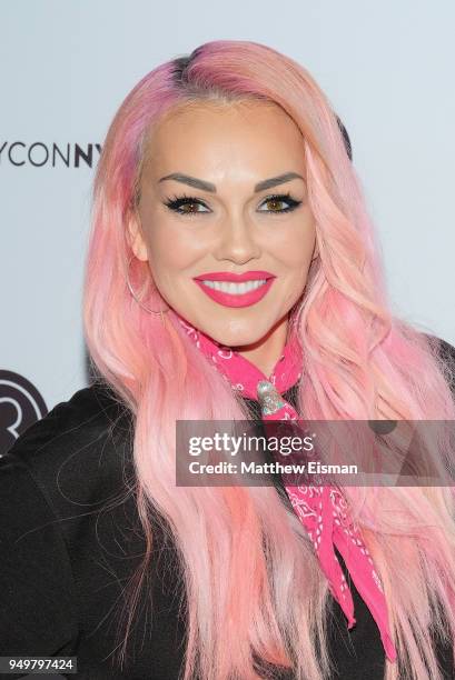 Kandee Johnson attends Beautycon Festival NYC 2018 - Day 1 at Jacob Javits Center on April 21, 2018 in New York City.