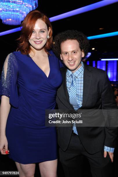 Maitland Ward and Josh Sussman attend The Thirst Project's 9th Annual Thirst Gala at The Beverly Hills Hotel on April 21, 2018 in Beverly Hills,...