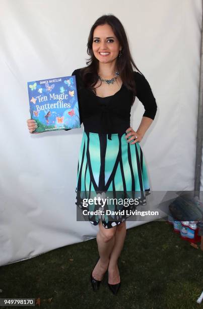 Actress/author Danica McKellar attends the 23rd LA Times Festival of Books at USC on April 21, 2018 in Los Angeles, California.