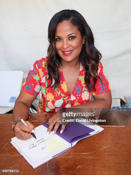 Former professional boxer Laila Ali attends the 23rd LA Times Festival of Books at USC on April 21, 2018 in Los Angeles, California.