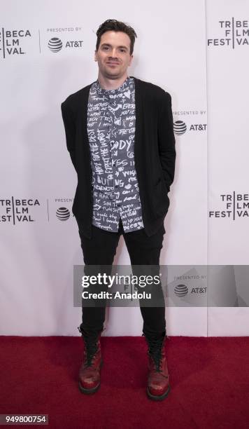 Director Justin P. Lange attends a screening of 'The Dark' during the Tribeca Film Festival at SVA Theatre in New York, United States on April 21,...