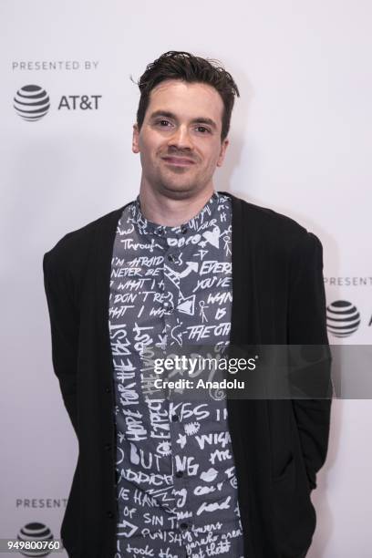Director Justin P. Lange attends a screening of 'The Dark' during the Tribeca Film Festival at SVA Theatre in New York, United States on April 21,...