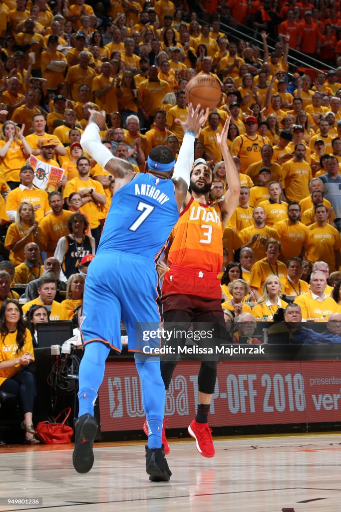 Oklahoma City Thunder v Utah Jazz - Game Three