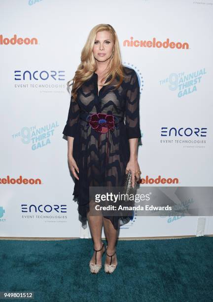Actress Candis Cayne arrives at the 9th Annual Thirst Gala at The Beverly Hilton Hotel on April 21, 2018 in Beverly Hills, California.