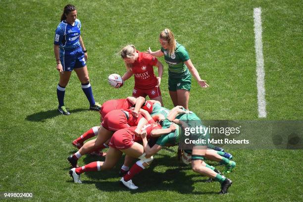 Kayla Farnham Rugby Womens Rugby Sevens Kitakyushu Day 2 Photos and Premium High Res ...