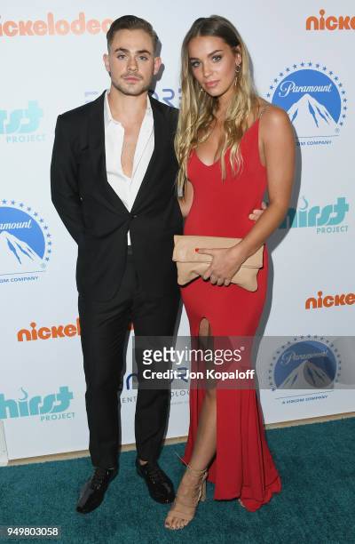 Dacre Montgomery and Liv Pollock attend the 9th Annual Thirst Gala at The Beverly Hilton Hotel on April 21, 2018 in Beverly Hills, California.