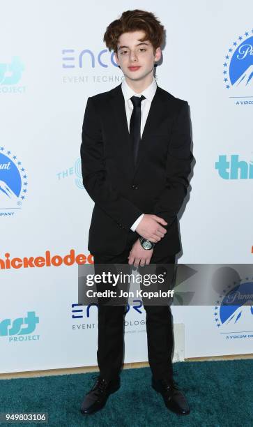 Thomas Barbusca attends the 9th Annual Thirst Gala at The Beverly Hilton Hotel on April 21, 2018 in Beverly Hills, California.