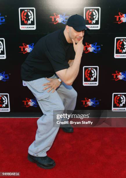 Producer Jace Hall attends opening weekend of the Twin Galaxies H1Z1 Pro League at Caesars Entertainment Studios on April 21, 2018 in Las Vegas,...