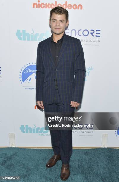 Garrett Clayton attends the 9th Annual Thirst Gala at The Beverly Hilton Hotel on April 21, 2018 in Beverly Hills, California.