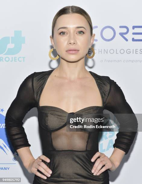 Olesya Rulin attends the 9th Annual Thirst Gala at The Beverly Hilton Hotel on April 21, 2018 in Beverly Hills, California.