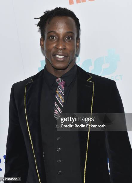 Shaka Strong attends the 9th Annual Thirst Gala at The Beverly Hilton Hotel on April 21, 2018 in Beverly Hills, California.