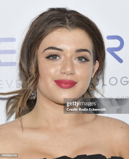 Brielle Barbusca attends the 9th Annual Thirst Gala at The Beverly Hilton Hotel on April 21, 2018 in Beverly Hills, California.