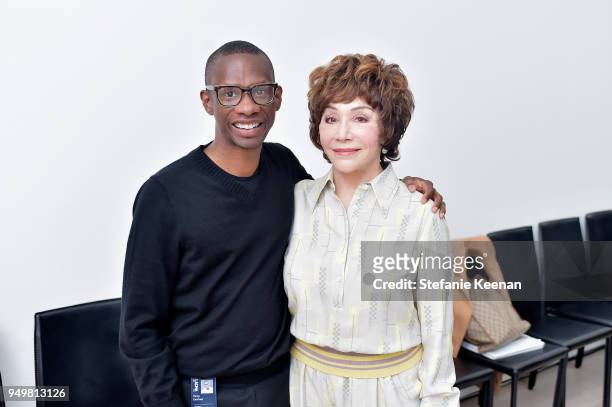 Trustee Troy Carter and LACMA Life Trustee Lynda Resnick attend LACMA 2018 Collectors Committee Breakfast and Curator Presentations at LACMA on April...