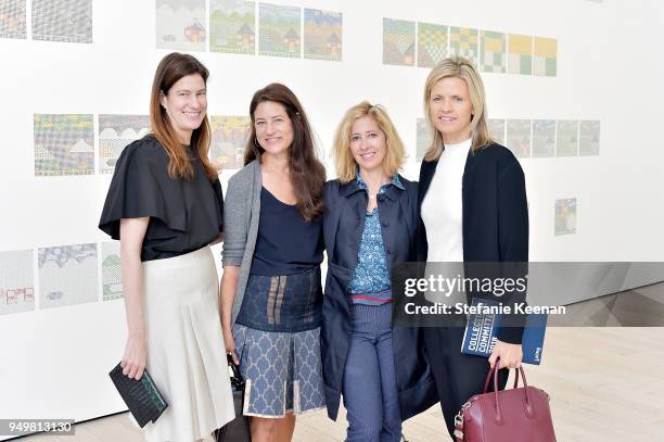 Erin Wright, Katherine Ross, Artist Kimberly Brooks and Viveca Paulin-Ferrell, LACMA Trustee and Collectors Committee Auctioneer attend LACMA 2018...