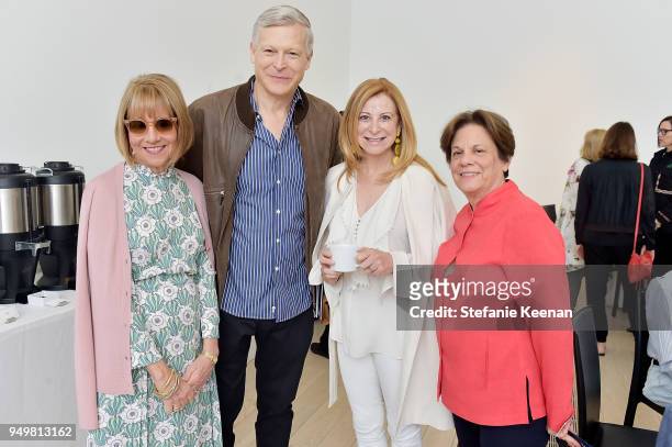 Lisa Dennison, Keenan Wolens, Orna Wolens and LACMA Curator Stephanie Barron attend LACMA 2018 Collectors Committee Breakfast and Curator...