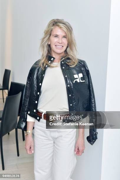 Joyce Ostin attends LACMA 2018 Collectors Committee Breakfast and Curator Presentations at LACMA on April 21, 2018 in Los Angeles, California.