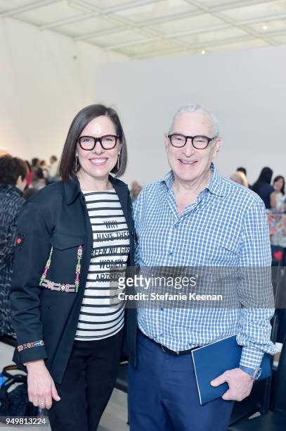 Ann Colgin, Collectors Committee Chair and LACMA Trustee and Joe Wender attend LACMA 2018 Collectors Committee Breakfast and Curator Presentations at...